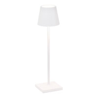 Zafferano America Poldina Pro Micro 10 7/8" White Cordless Rechargeable Table Lamp