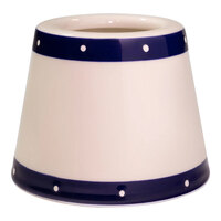 Zafferano America Perle Poldina Pro Cream / Blue Lampshade for Poldina Pro and Poldina Pro Mini