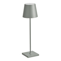 Zafferano America Poldina Pro 15" Sage Cordless Rechargeable Table Lamp