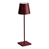 Zafferano America Poldina Pro 15" Bordeaux Cordless Rechargeable Table Lamp