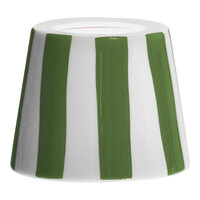 Zafferano America Poldina Lido White / Green Stripe Lampshade for Poldina Pro, Poldina Pro Lido, and Poldina Pro Mini