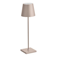 Zafferano America Poldina Pro 15" Sand Cordless Rechargeable Table Lamp