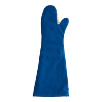 Tucker Safety Products BurnGuard 24" Blue Nomex® Conventional-Style Oven Mitt with Sewn-In Liner 6240