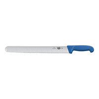 Victorinox 14" Slicing Knife with Granton Edge and Blue Fibrox Handle 5.4722.36