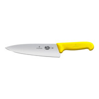 Victorinox 8" Chef Knife with Yellow Fibrox Handle 5.2068.20