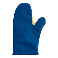 Tucker Safety Products BurnGuard 12" Blue Nomex® Conventional-Style Oven Mitt with Sewn-In Liner 6120