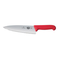 Victorinox 8" Chef Knife with Red Fibrox Handle 5.2061.20