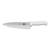 Victorinox 8" Chef Knife with White Fibrox Handle 5.2067.20