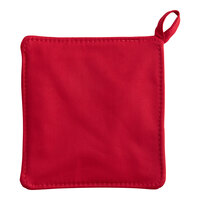 Tucker Safety Products BurnGuard 8" x 8" Red Poly-Cotton Hot Pad with Pocket 58000