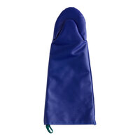 Tucker Safety Products QuicKlean 18" Blue Puppet-Style Oven Mitt with Removable Liner 55182