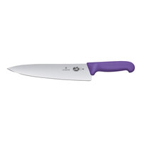 Victorinox 10" Chef Knife with Purple Fibrox Handle 5.2005.25