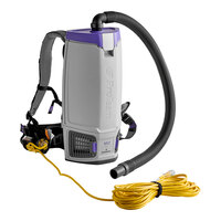 ProTeam GoFit 10 107752 10 Qt. Backpack Vacuum with 107628 Telescoping Wand and 107016 Xover Multi-Surface Tool - 120V