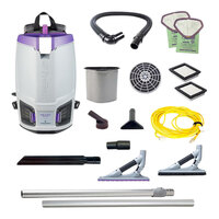 ProTeam GoFit® 6 PLUS 107708 6 Qt. Backpack Vacuum with 107532 ProBlade Hard Surface / Carpet Kit