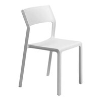 Nardi Trill Bistrot Bianco Resin Stackable Outdoor Dining Chair