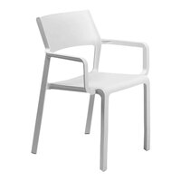 Nardi Trill Bianco Resin Stackable Arm Chair