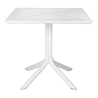 Nardi Clip 31 1/2" x 31 1/2" Square Bianco Resin Standard Height Table