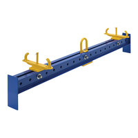 Vestil 78" Blue Steel Adjustable Basket Lifting Spreader Beam SBM-40-BLB - 4,000 lb. Capacity