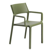 Nardi Trill Agave Resin Stackable Arm Chair