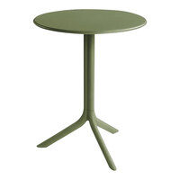 Nardi Spritz 23 13/16" Round Agave Resin Adjustable Dual Height Table