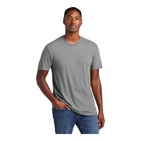 District Very Important Tee DT6000 Unisex Customizable Gray Frost Short Sleeve T-Shirt - Combed Ring-Spun Cotton / Poly - Extra Large