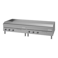 Garland E24-72G 72" Heavy-Duty Electric Countertop Griddle - 208V, 1 Phase, 24 kW