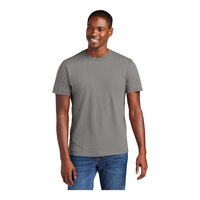 District Very Important Tee DT6000 Unisex Customizable Gray Short Sleeve T-Shirt - Combed Ring-Spun Cotton - Small