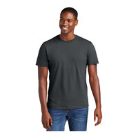 District Very Important Tee DT6000 Unisex Customizable Charcoal Short Sleeve T-Shirt - Combed Ring-Spun Cotton - Large