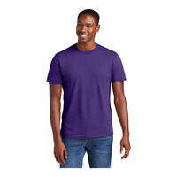 District Very Important Tee DT6000 Unisex Customizable Purple Short Sleeve T-Shirt - Combed Ring-Spun Cotton - 3X