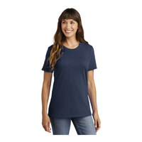 Port & Company LPC54 Women's Customizable Navy Short Sleeve T-Shirt - Cotton - Large