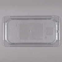 Carlisle 10276U07 StorPlus 1/3 Size Clear Universal Flat Lid