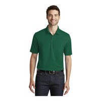 Port Authority K110 Dry Zone Unisex Customizable Deep Forest Green Short Sleeve UV Moisture-Wicking Polo Shirt - Polyester