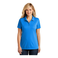 Port Authority LK110 Dry Zone Women's True Royal Short Sleeve UV Moisture-Wicking Polo Shirt - Polyester