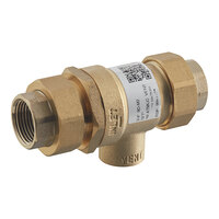 Watts 0061888 9D-M2 9D Series 3/4" FNPT Union x FNPT Union Dual Check Valve with Intermediate Atmospheric Vent