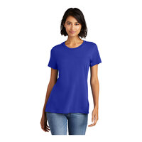District Very Important Tee DT6002 Women's Customizable Deep Royal Short Sleeve T-Shirt - Combed Ring-Spun Cotton