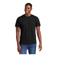 District Very Important Tee DT6000 Unisex Customizable Black Short Sleeve T-Shirt - Combed Ring-Spun Cotton
