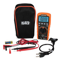 Klein Tools Auto-Ranging Digital Multi-Tester with Standard / GFCI Receptacle Tester ET270