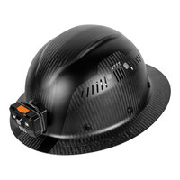 Klein Tools K12 Series Titan Type 1 Class C Carbon Fiber Full Brim Hard Hat with LED Headlamp 60512