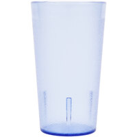 Cambro 1200P401 Colorware 12.6 oz. Customizable Slate Blue Customizable SAN Plastic Tumbler - 6/Pack