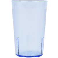 Cambro 800P401 Colorware 7.8 oz. Slate Blue Customizable SAN Plastic Tumbler - 6/Pack