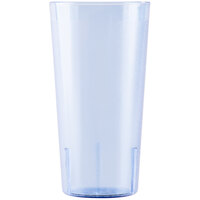 Cambro 2000P401 Colorware 22 oz. Slate Blue Customizable SAN Plastic Tumbler - 6/Pack