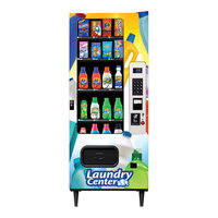 Selectivend 35730472 29 5/16" x 34 3/4" x 72" 20-Selection Laundry Supply Vending Machine with Coin Mechanism, Bill Validator, and Card Reader