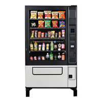 Selectivend Evolution SZ42 38-Selection Ambient / Refrigerated Snack, Cold Food, and Drink Combo Vending Machine with Coin Mechanism, Bill Validator, and Card Reader