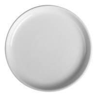 HydroZero Ivory by Oneida 10 5/8" Round Walled Porcelain Plate - 6/Case