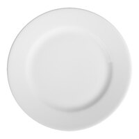 HydroZero Ivory by Oneida 10 5/8" Round Wide Rim Porcelain Plate - 6/Case