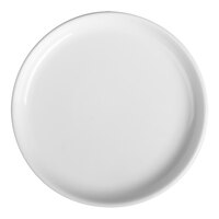 HydroZero Ivory by Oneida 5 1/2" Round Walled Porcelain Plate - 6/Case