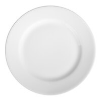 HydroZero Ivory by Oneida 8 1/4" Round Wide Rim Porcelain Plate - 6/Case