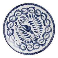 Anfora Blue Puebla from Steelite International 7 1/2" Rolled Edge Plate - 24/Case