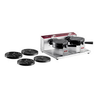 Estella WBMX2A Double Belgian Waffle Maker with Honeycomb Waffle Plate - 120V, 1820W