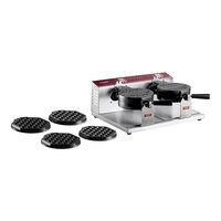 Estella WBMX2A Double Belgian Waffle Maker with Bubble Waffle Plate - 120V, 1820W