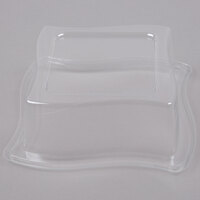 Fineline Wavetrends 106-L 6 1/2" Clear Dome Lid - 120/Case